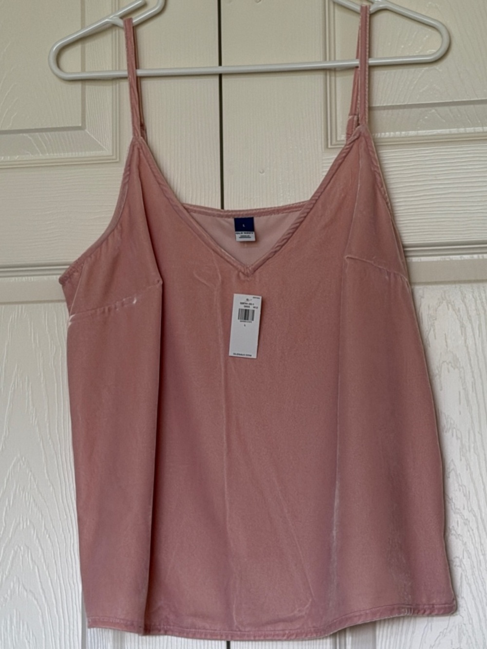 Pink velvet tank Old Navy NWT